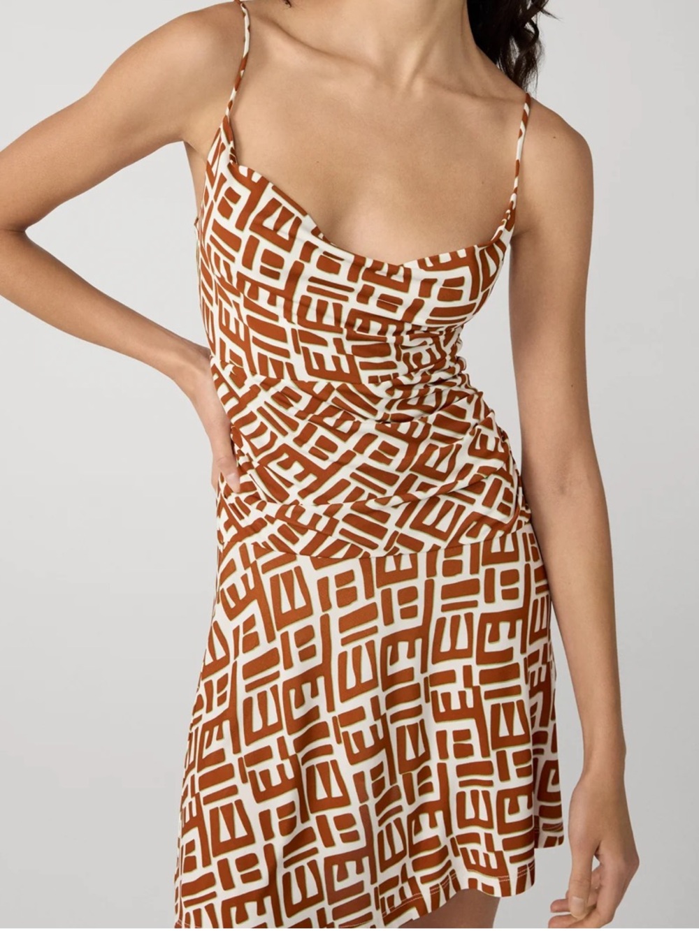 DVF Kai Dress in Accra Geo Mini Varnish